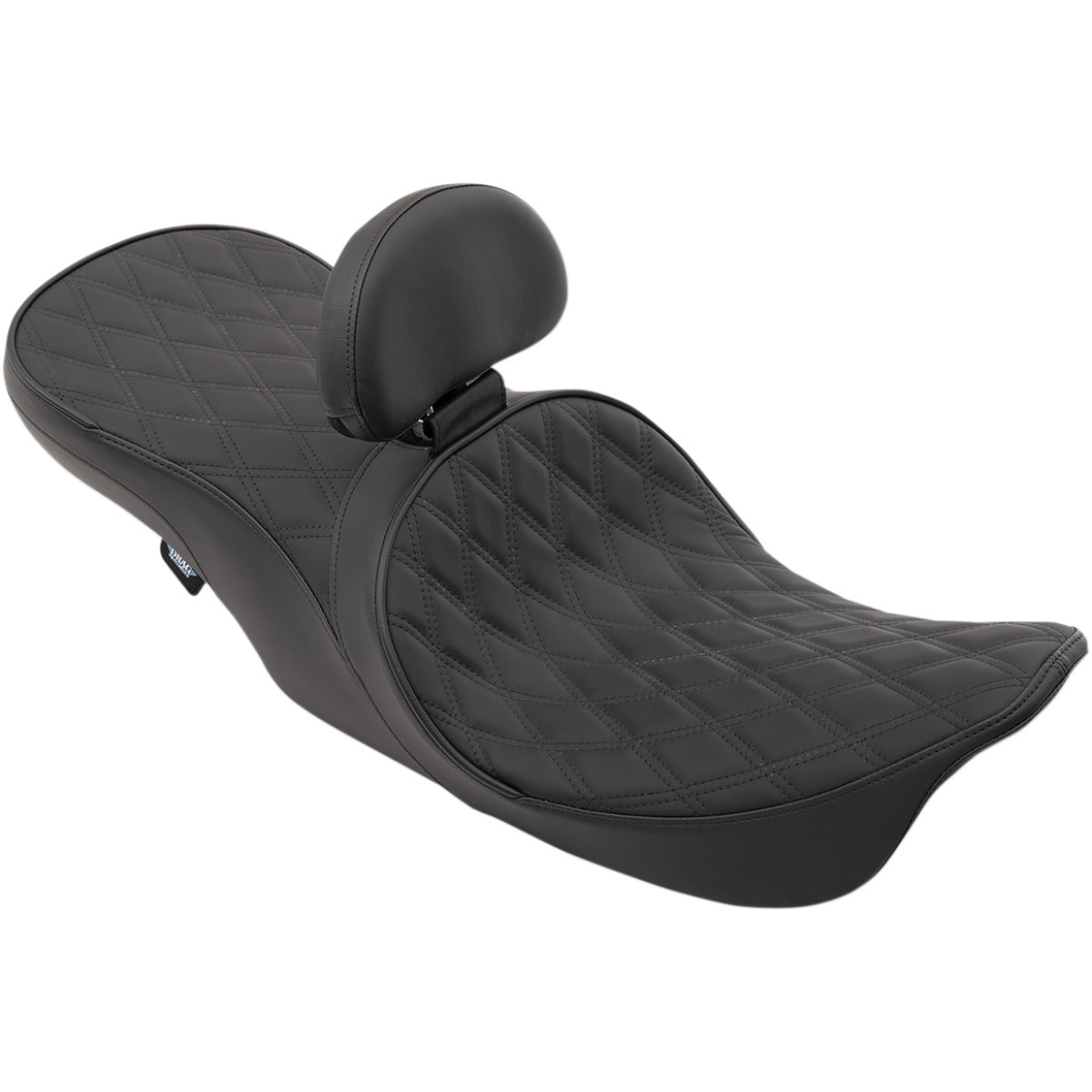 Drag Specialties Seats - Low Forward Touring Seat - Double Diamond - FLHR/FLHX '97-'07