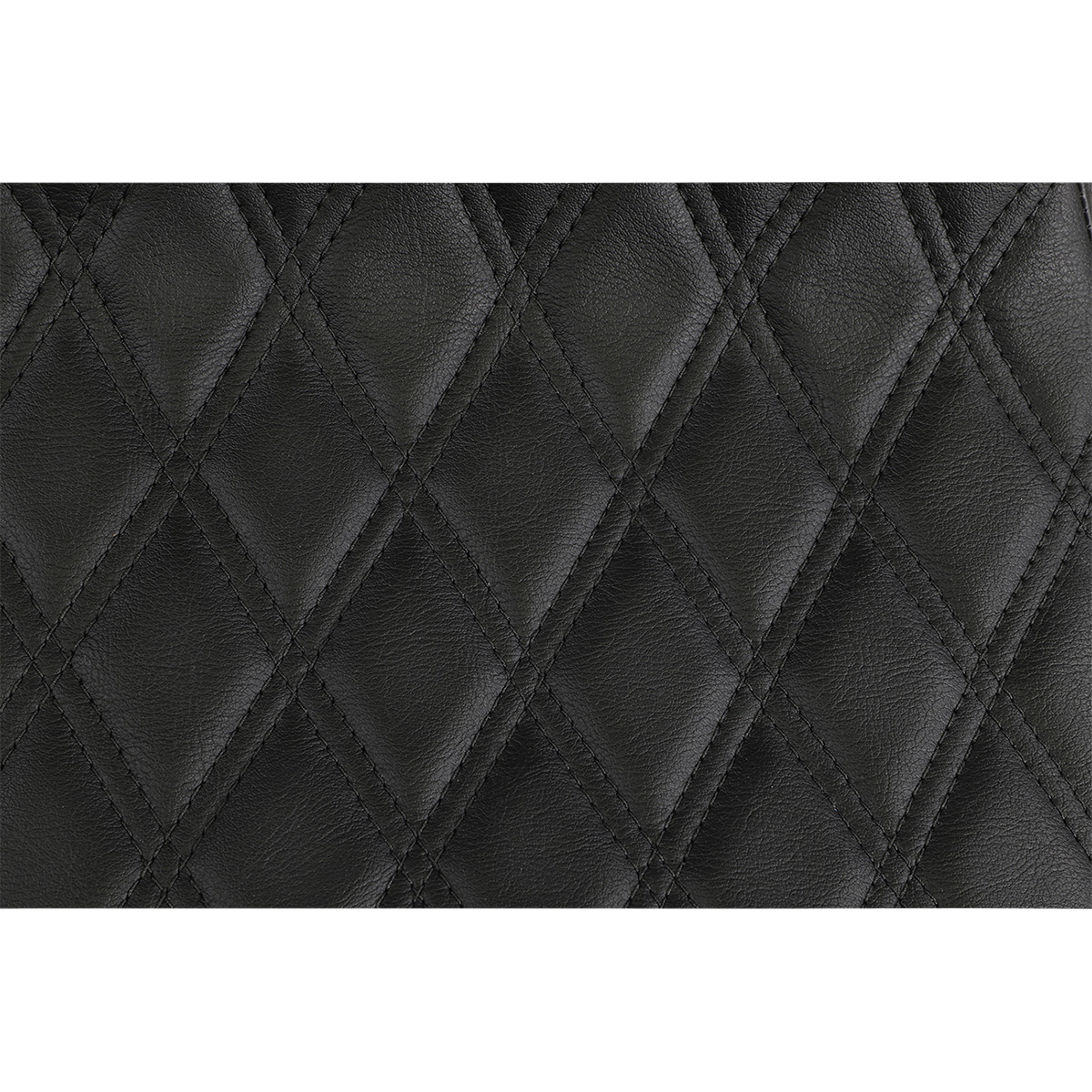 Drag Specialties Seats - Extended Reach Predator III Seat - Double Diamond - Black Stitching - FL '99-'07