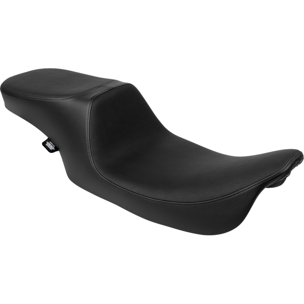 Drag Specialties Seats - Predator 2-Up Seat - Vinyl - Smooth - w/o Backrest - FL '97-'07