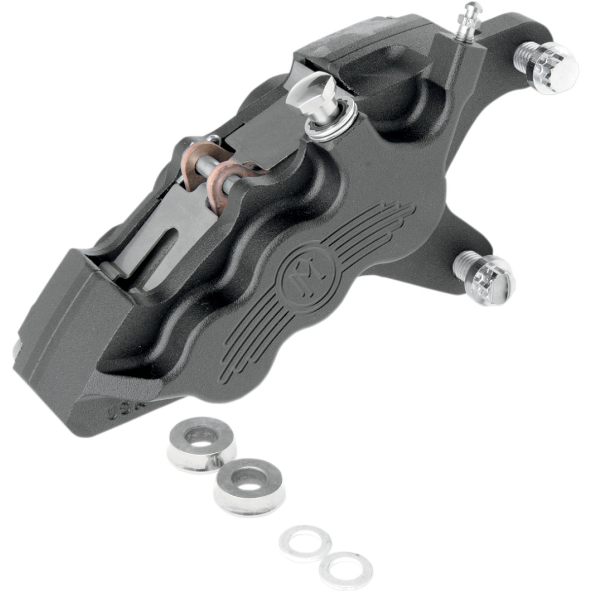 Performance Machine (PM) #0051-2916-SMB - 6 Piston Caliper - 11.5" - Right - Black Ops