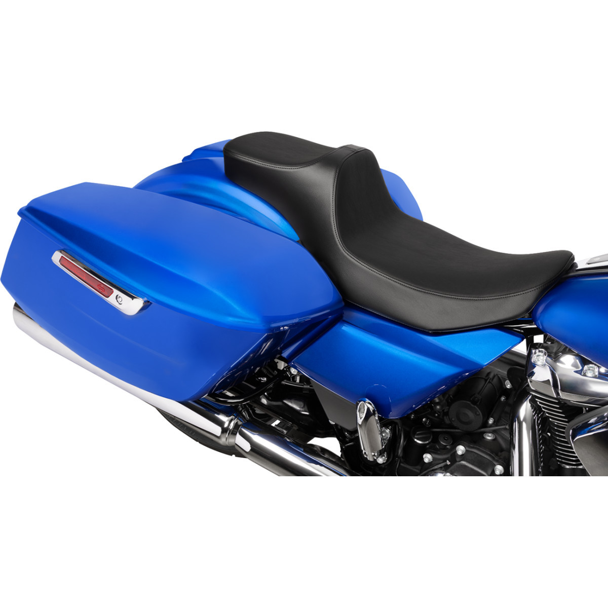 Drag Specialties Seats - Extended Reach Predator III Seat - Smooth - Vinyl - FLH/FLT '23-'24