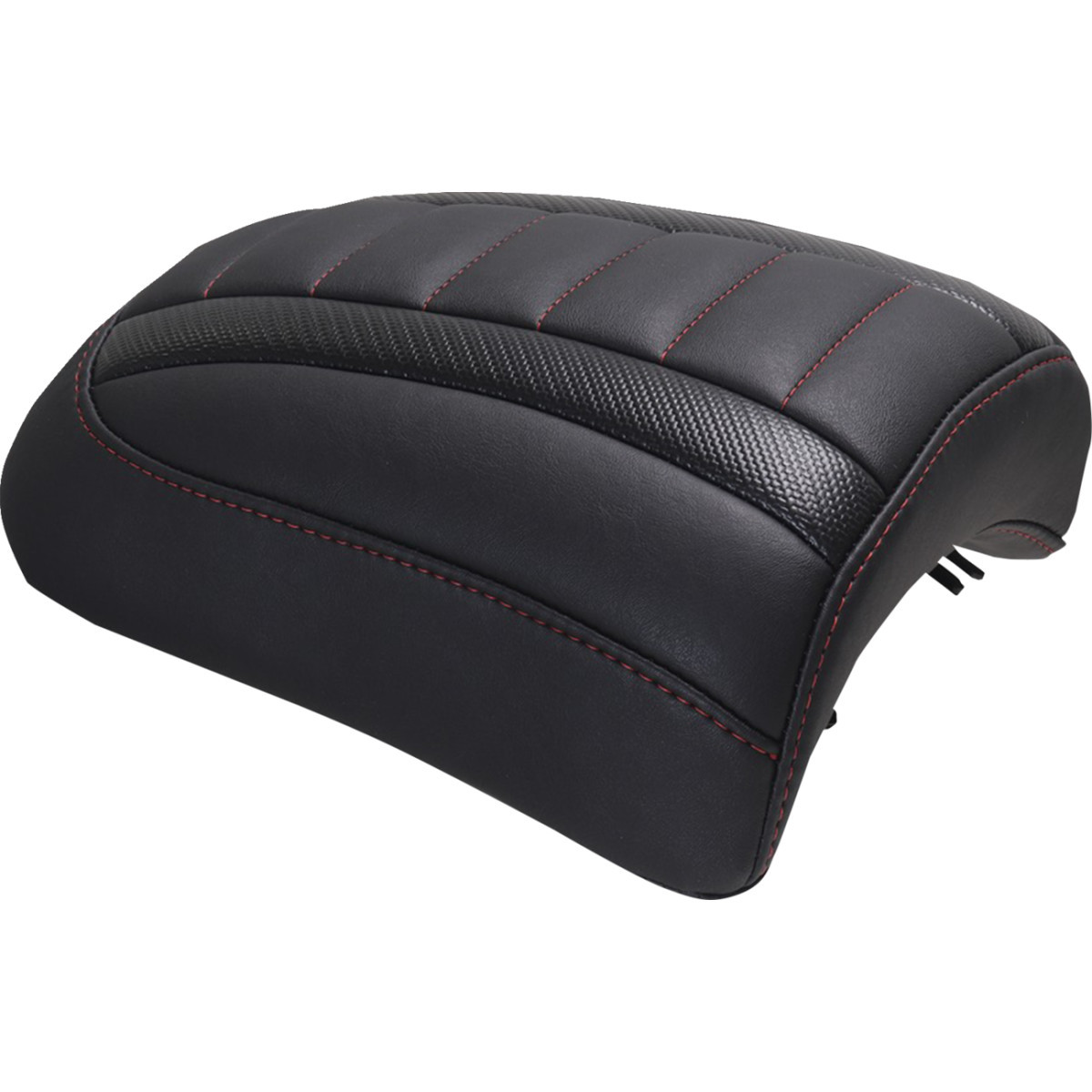 Mustang #88610DC - Padded Passenger Seat Cowl - Deluxe - Dark Cherry Stitch - FLT/FLH '23-'25