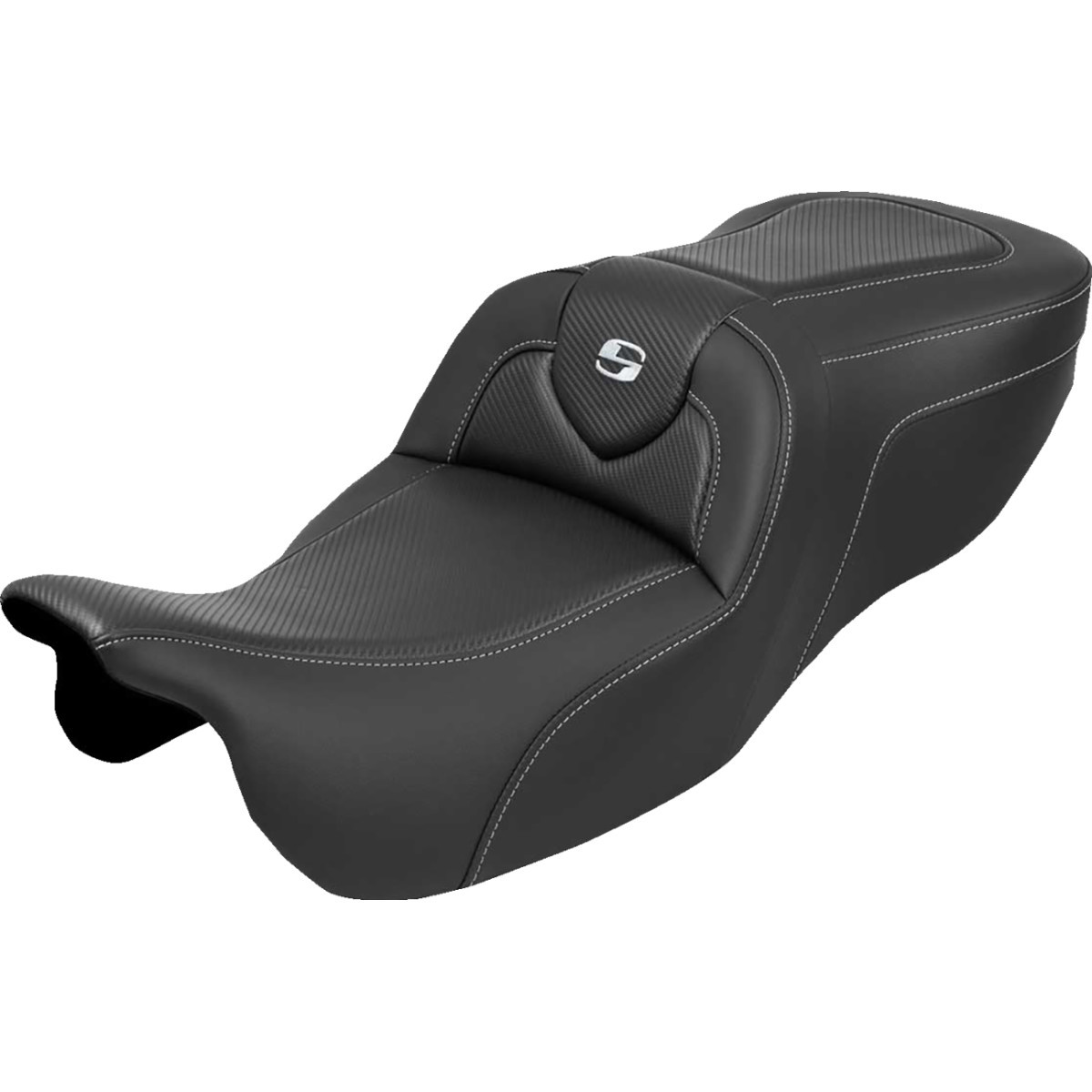 Saddlemen #815-07-185 - Roadsofa™ Seat - without Backrest - Carbon Fiber - FLRT/FLTRT '15-'25