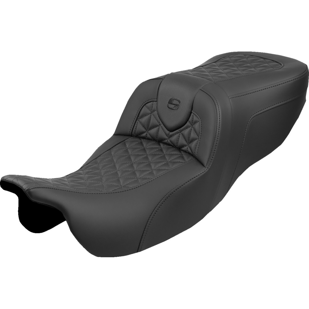 Saddlemen #815-07-21000 - Roadsofa™ Seat - without Backrest - Tri-Gripper - FLRT/FLTRT '15-'25