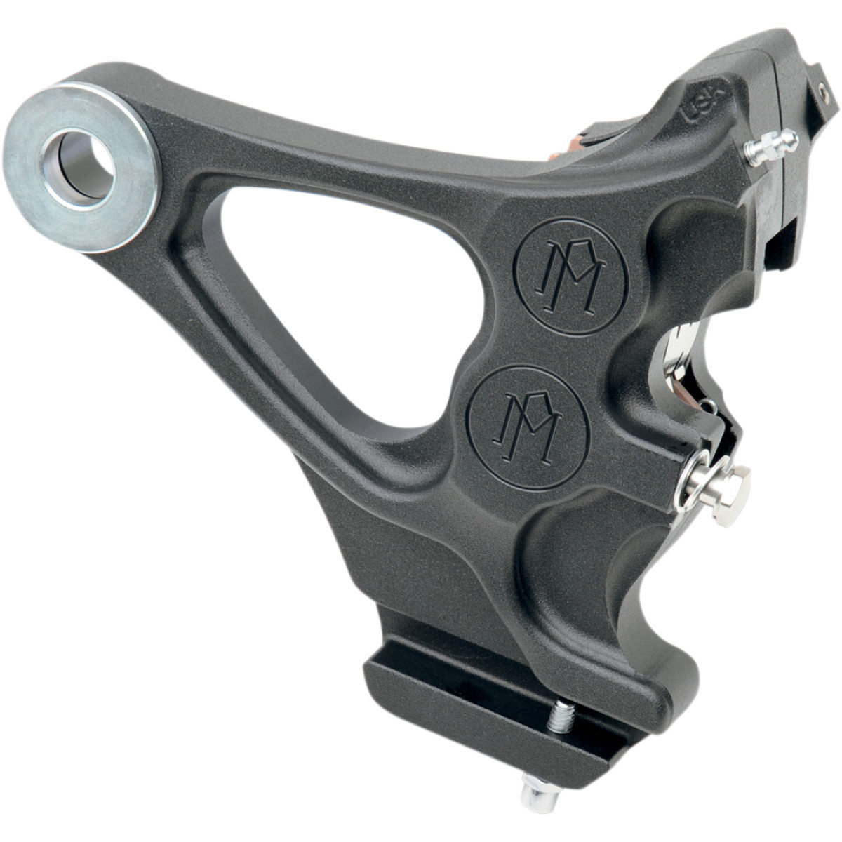 Performance Machine (PM) #1274-0076-SMB - 4-Piston Caliper - Rear - Black Ops™ - 84-99 Softail