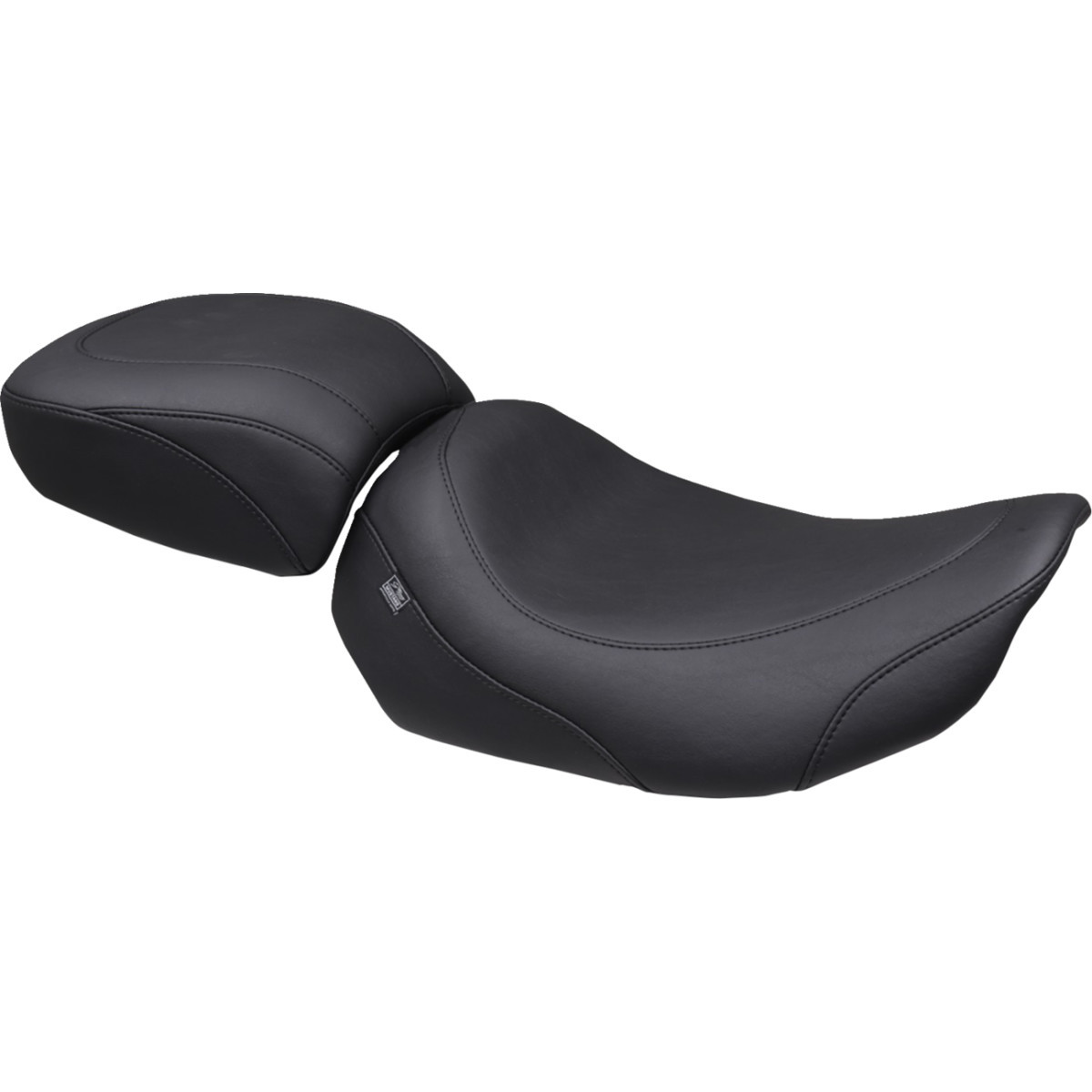 Mustang #88411 - Wide Tripper™ Passenger Seat - Black Stitch - FLT/FLH '23-'26
