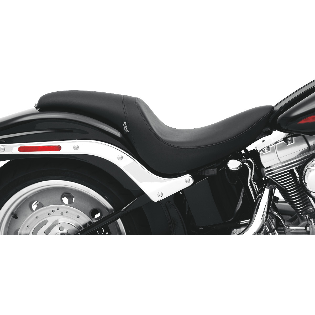 Drag Specialties Seats - Predator Seat - Black - Smooth - FL/FX '06-'17