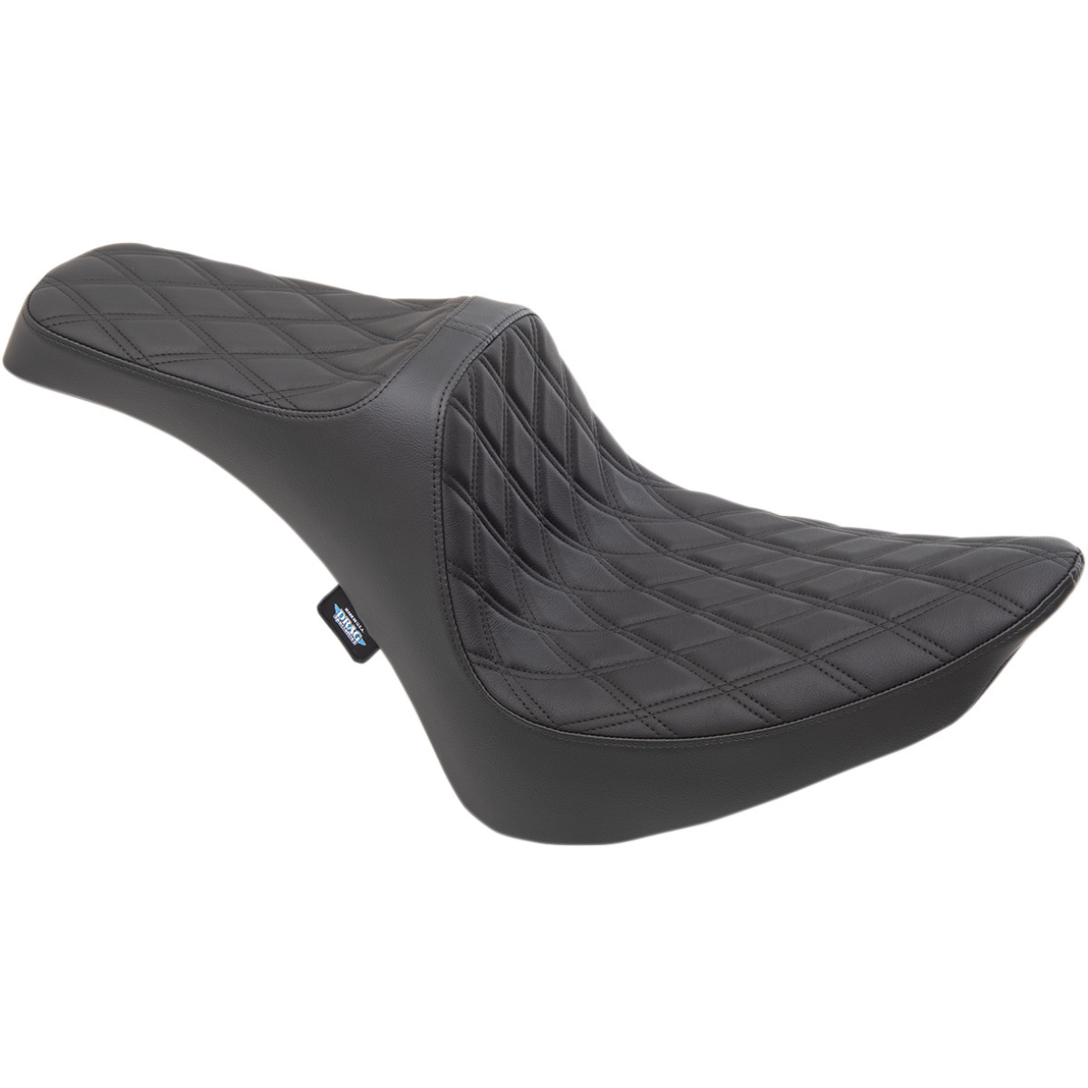 Drag Specialties Seats - Predator III Seat - Double Diamond - Black Stitching - FXST/FLST '84-'99