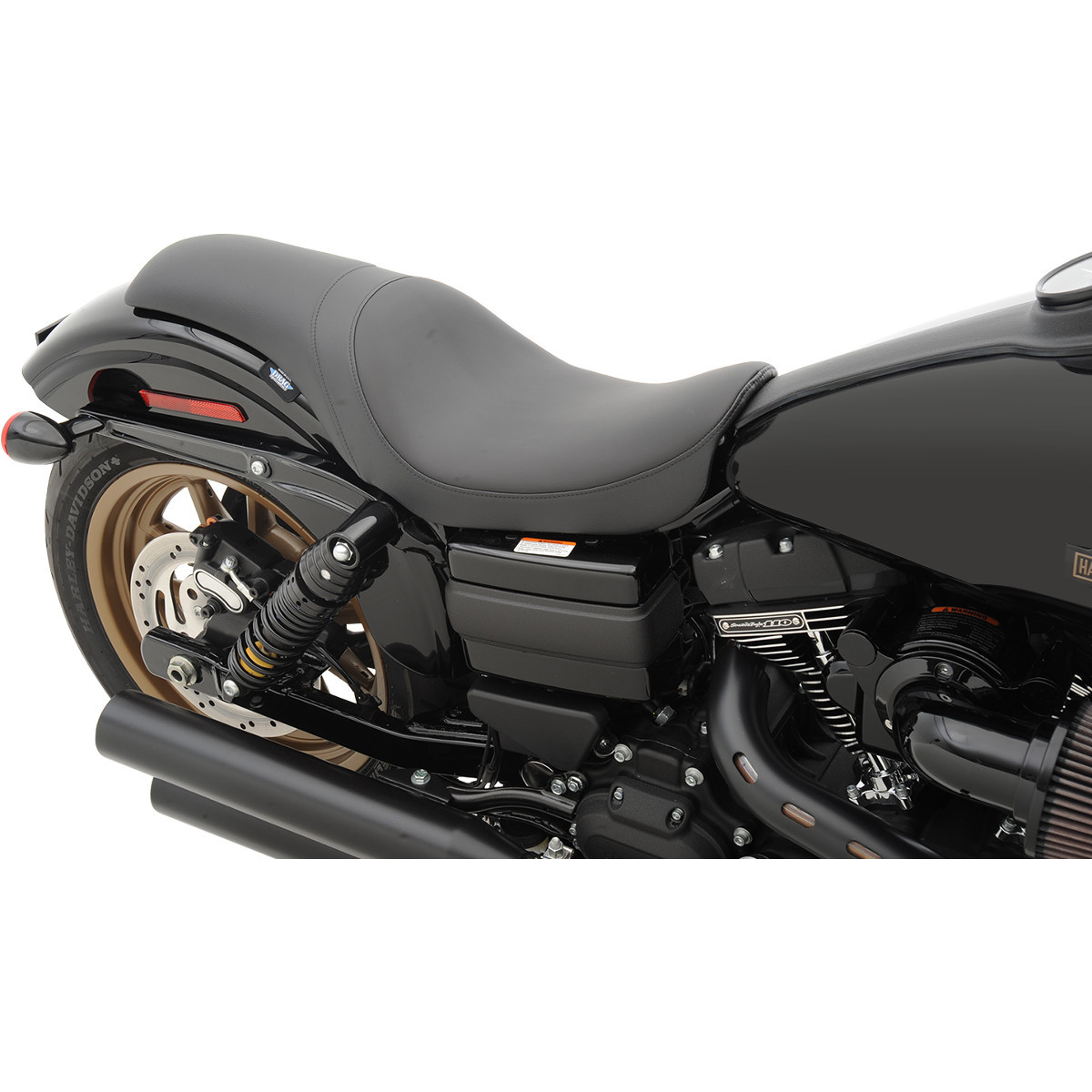Drag Specialties Seats - Predator Seat - Smooth - Dyna '06-'17