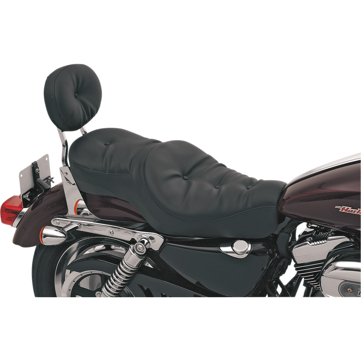 Drag Specialties Seats - Low-Profile Touring Seat - Wide - Pillow - XL '04-'22