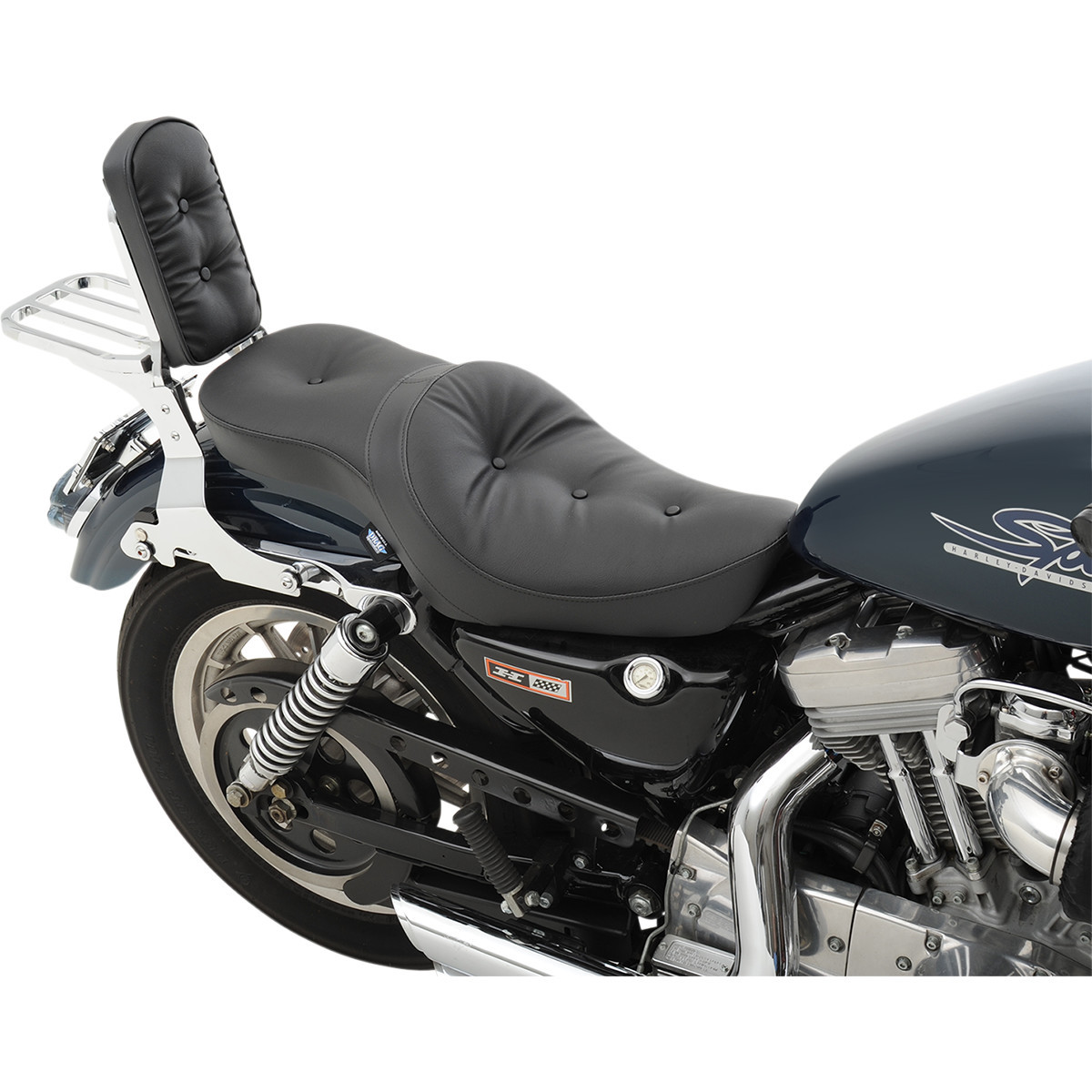 Drag Specialties Seats - Low Profile Touring Seat - Pillow - XL '82-'03