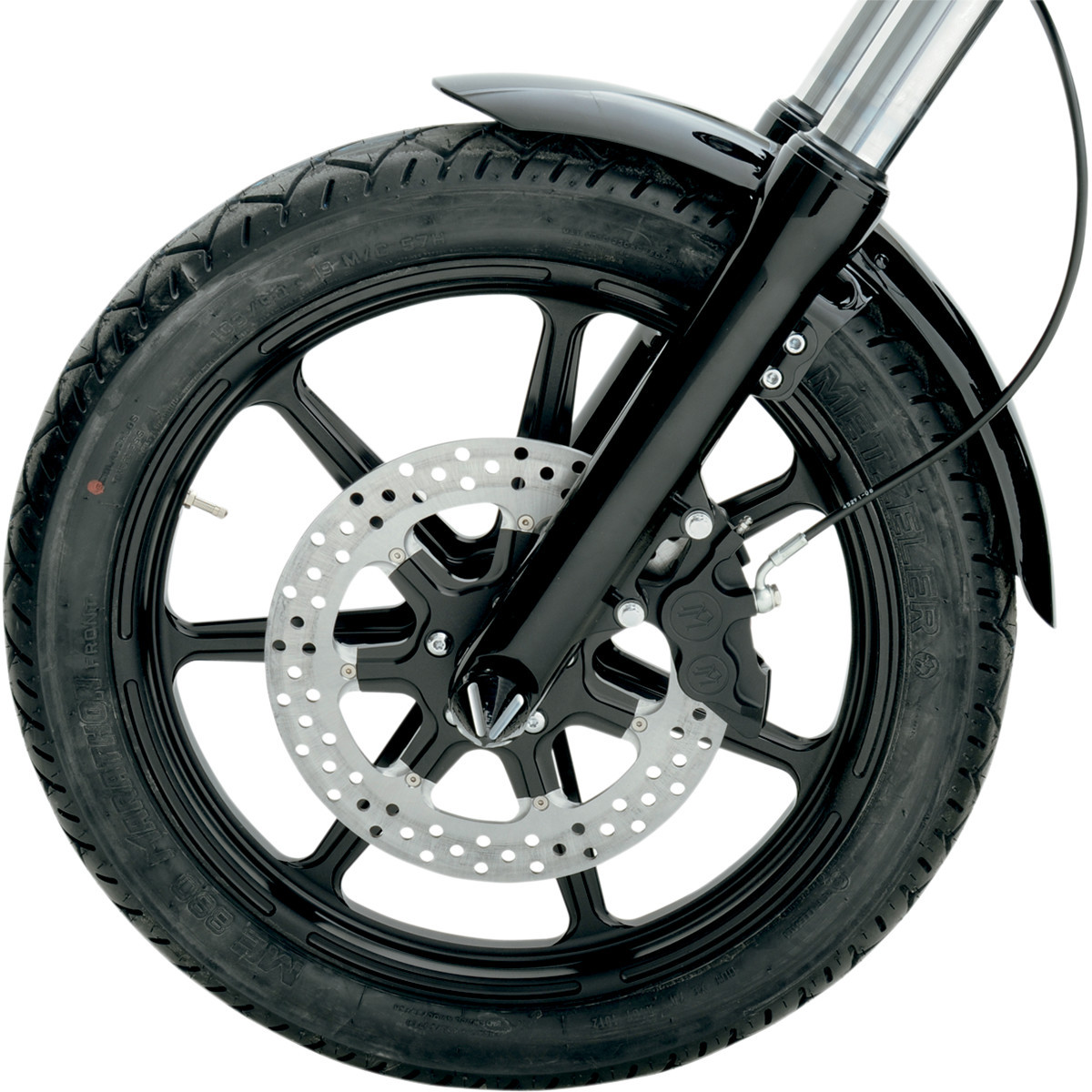 Performance Machine (PM) #0053-2919-SMB - 4-Piston Caliper - Front Left - Black Ops™ - 11.5"