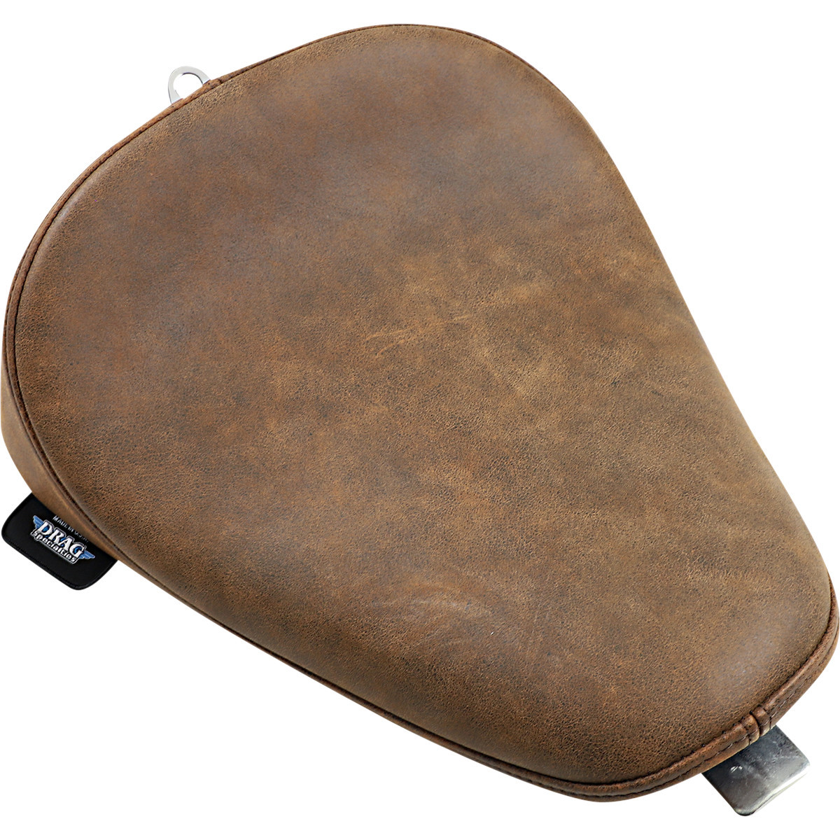 Drag Specialties Seats - Bobber Solo Seat - Brown - Distressed - XL '10-'22