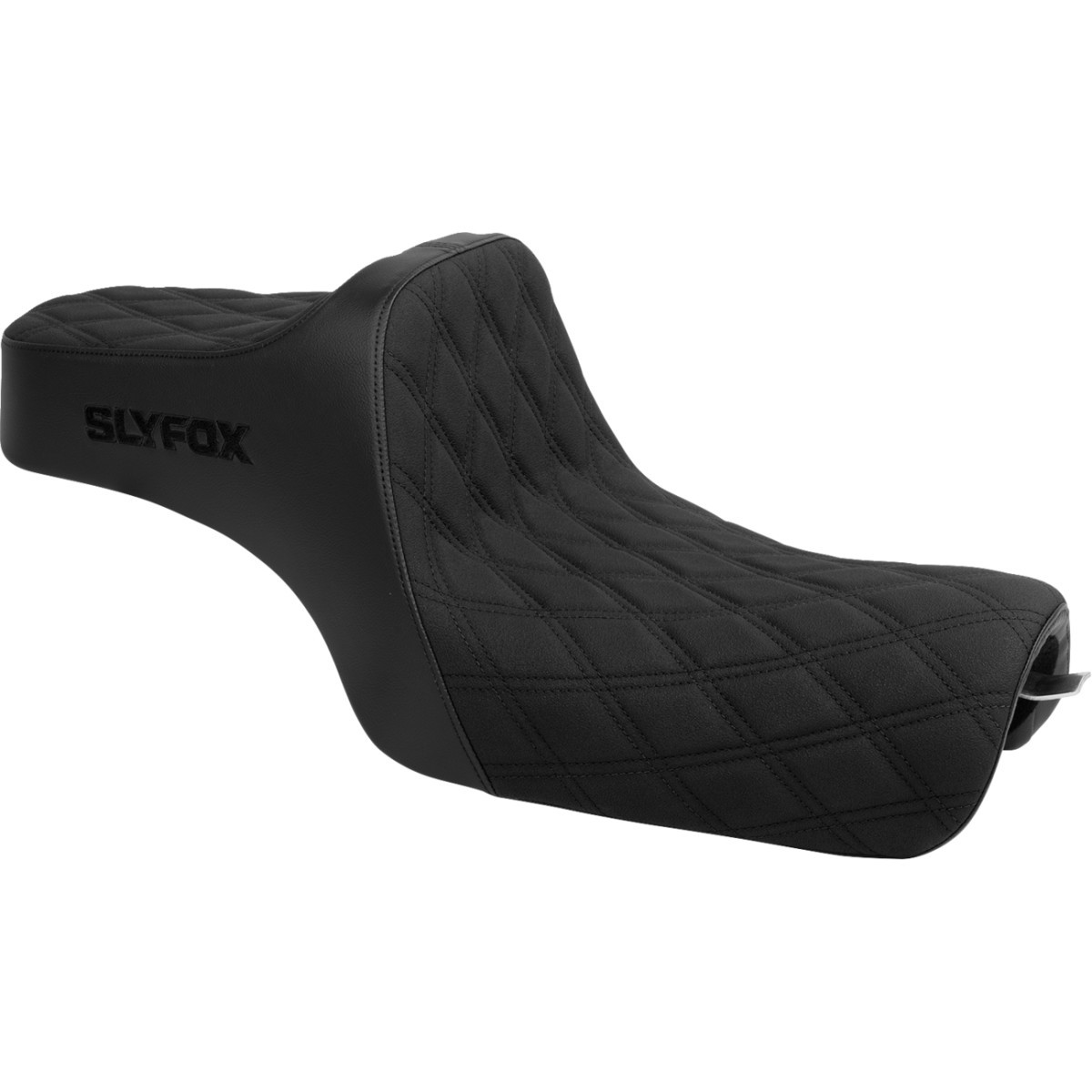 Slyfox #4709C-SlyFox - High Noon Seat - Double Diamond - Black Logo - Black Stitch - XL '04-'22