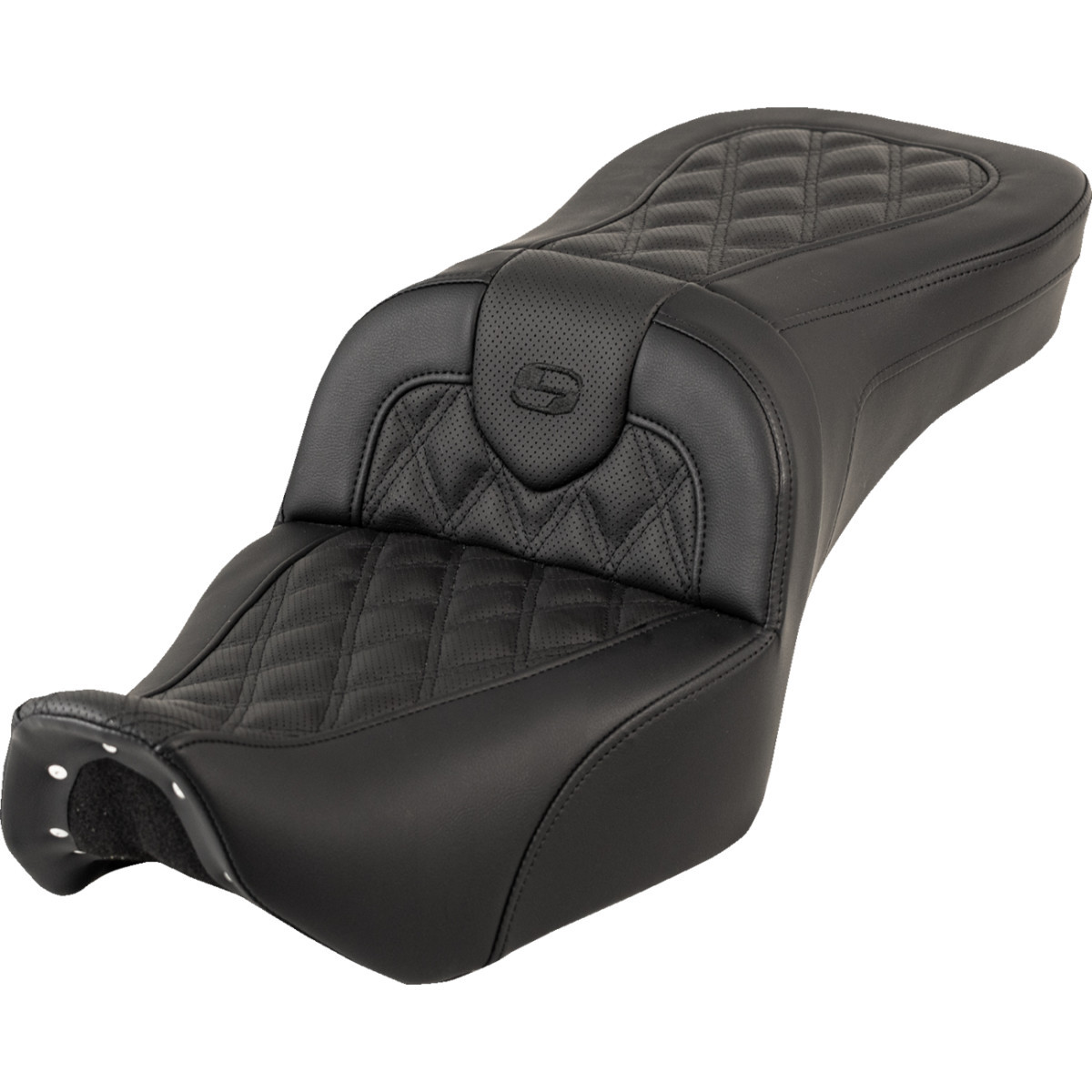 Saddlemen #822-11-182 - RoadSofa™ Seat - without Backrest - Lattice Stitch - RH975 '22-'25