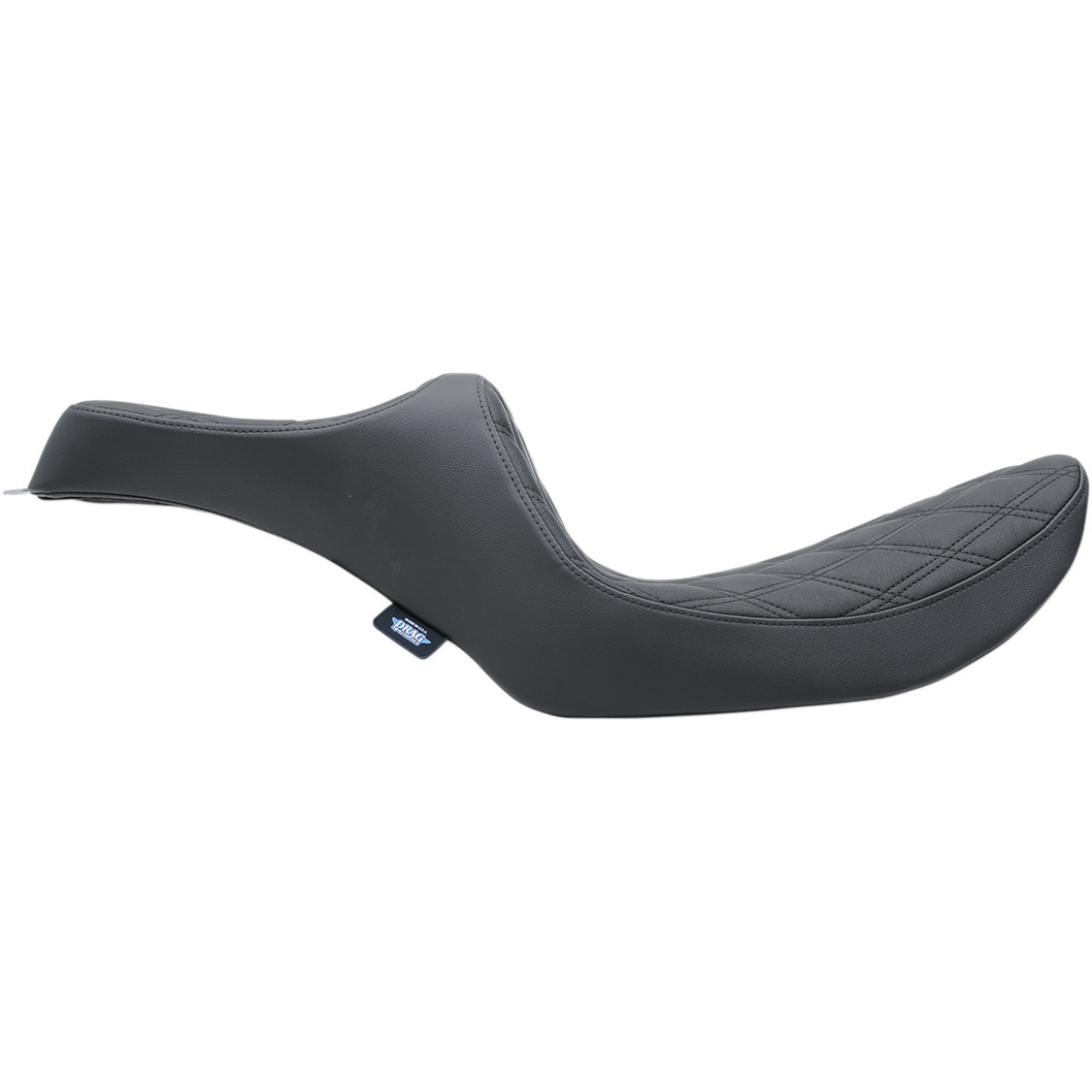 Drag Specialties Seats - Predator III Seat - Double Diamond - Black Stitching - FXR '82-'00