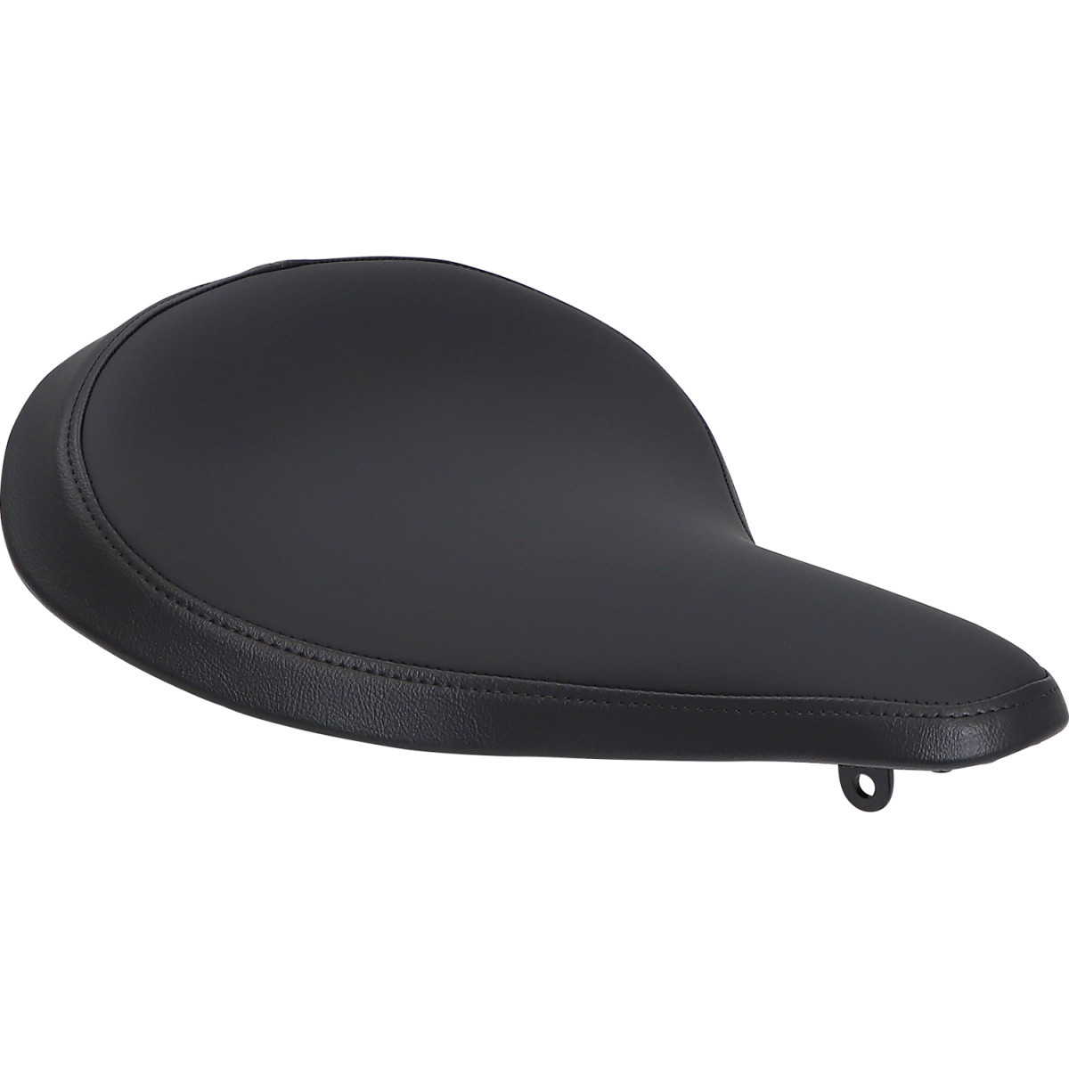 Drag Specialties Seats - Seat - Spring Solo - Large - Black Solar-Reflective Leather - Smooth