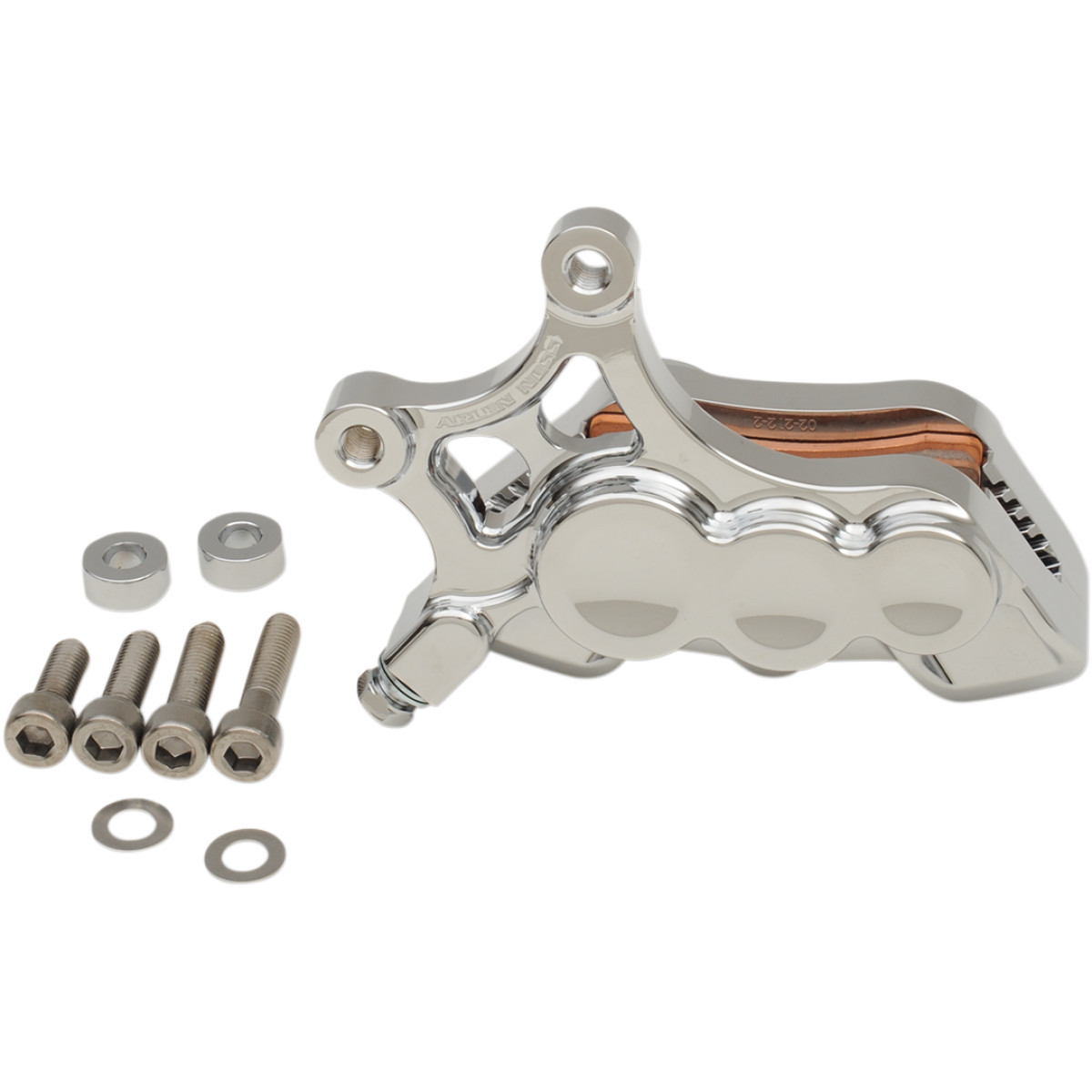 Arlen Ness #02-212 - 6-Piston Caliper - Front Right - Chrome - 14"