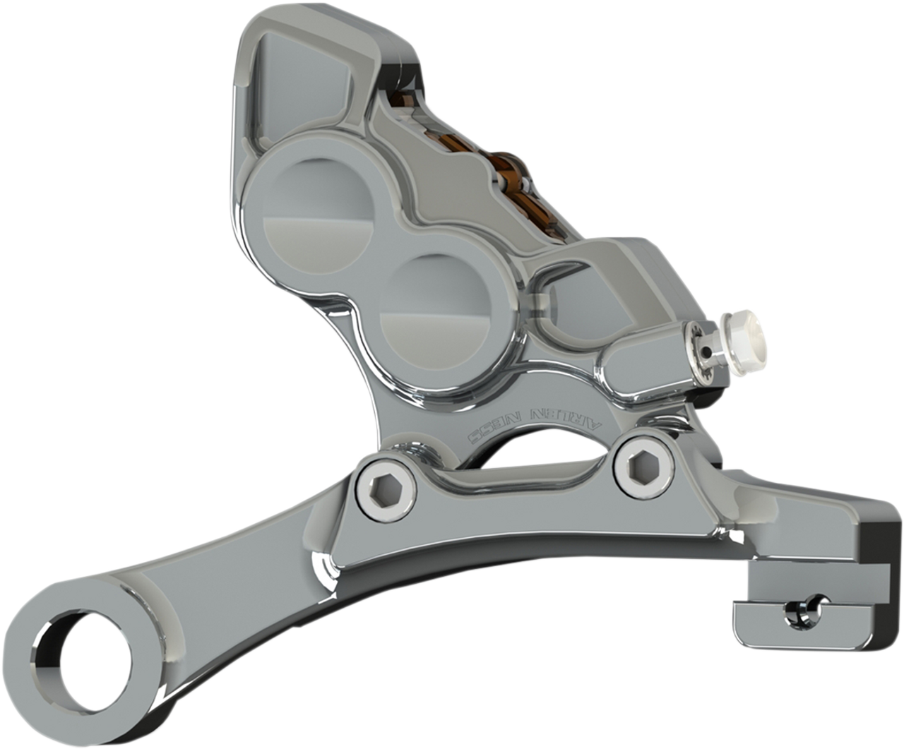 4-Piston Caliper - Rear - 11.8" - Chrome