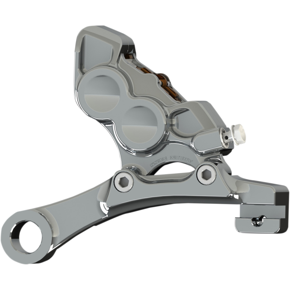 Arlen Ness #02-304 - 4-Piston Caliper - Rear - 11.8" - Chrome