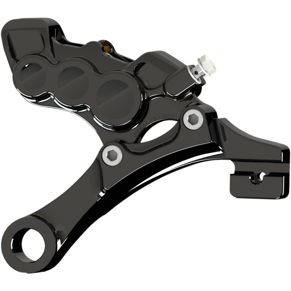 Arlen Ness #02-323 - 6-Piston Caliper - Rear - Black - 11.8"
