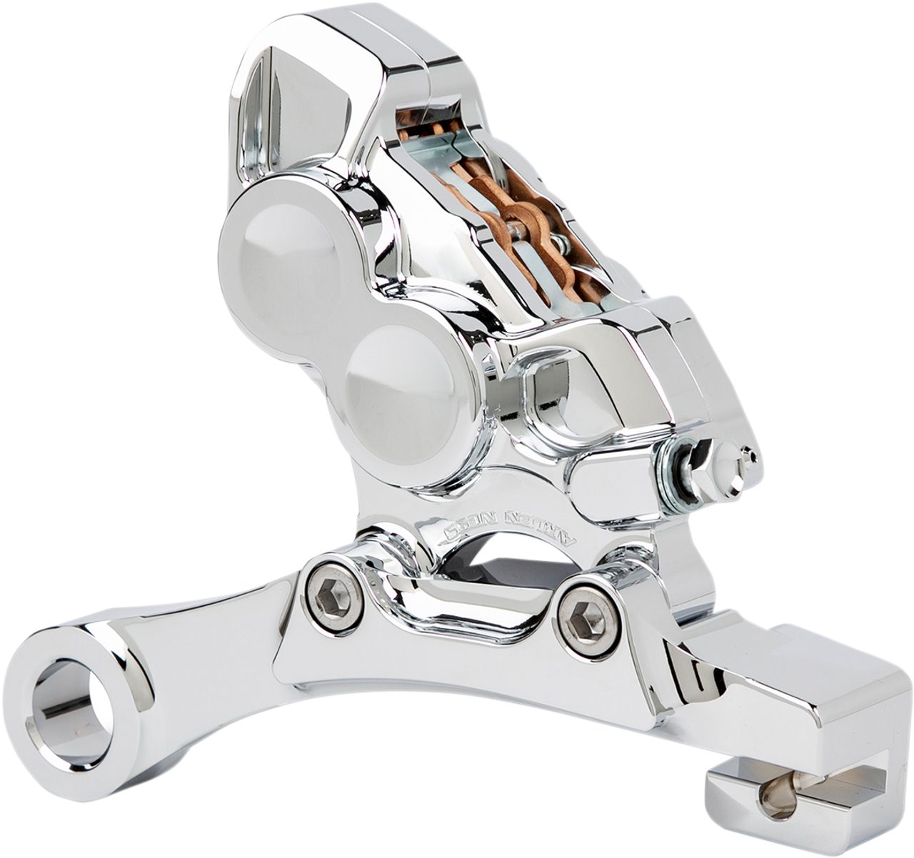 4-Piston Caliper - Rear - 11.8" - Chrome