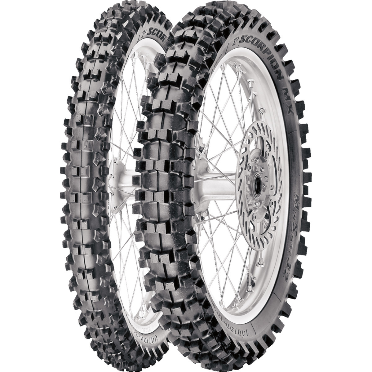 Pirelli #2588400 - Tire - Scorpion™ MX32 Mid Soft - Rear - 100/90-19 - 57M