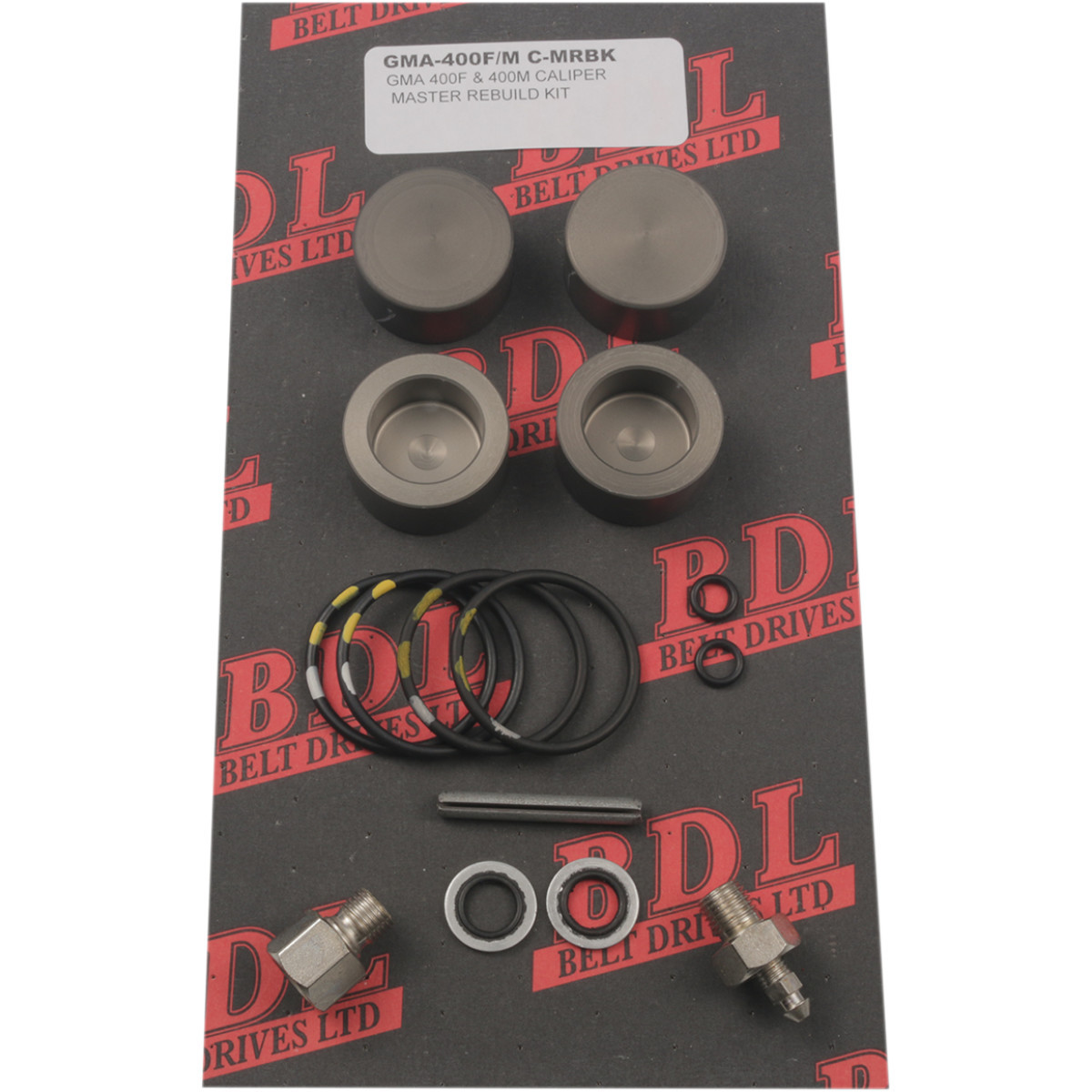 GMA Engineering BY BDL #GMA400F/MCMRBK - Caliper Rebuild Kit - "F/M" Caliper