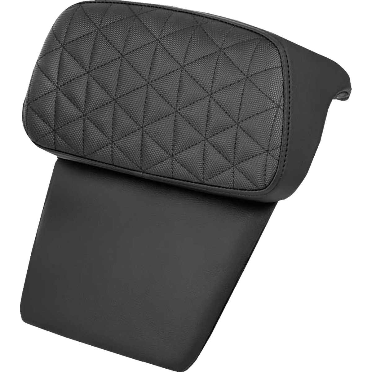 Saddlemen #814-07C-21100 - Chopped Tour Pak Backrest Pad - Tri-Gripper - FLH/FLT '14-'25