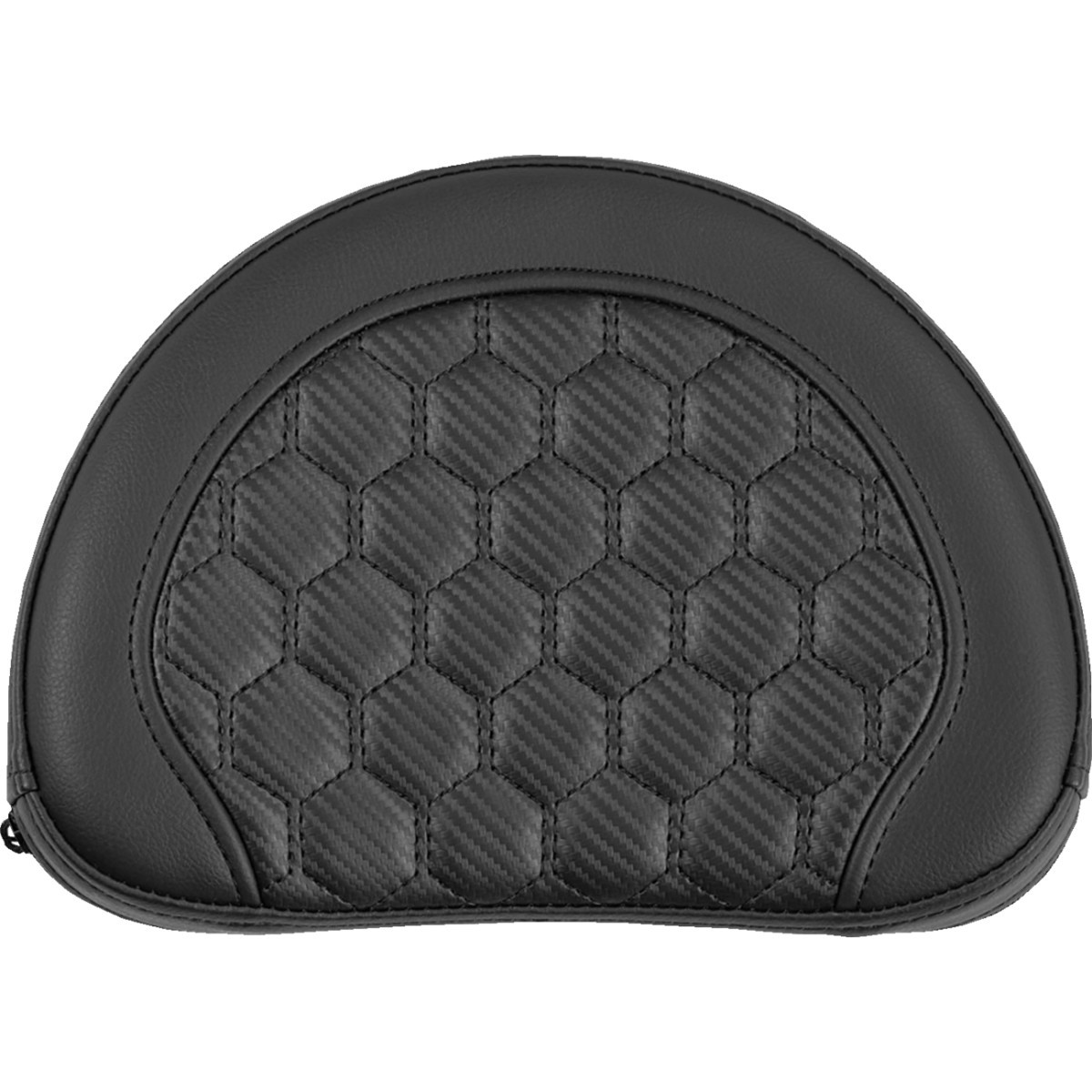 Saddlemen #051319000 - Contoured Sissy Bar Pad - Honeycomb - Black Stitch