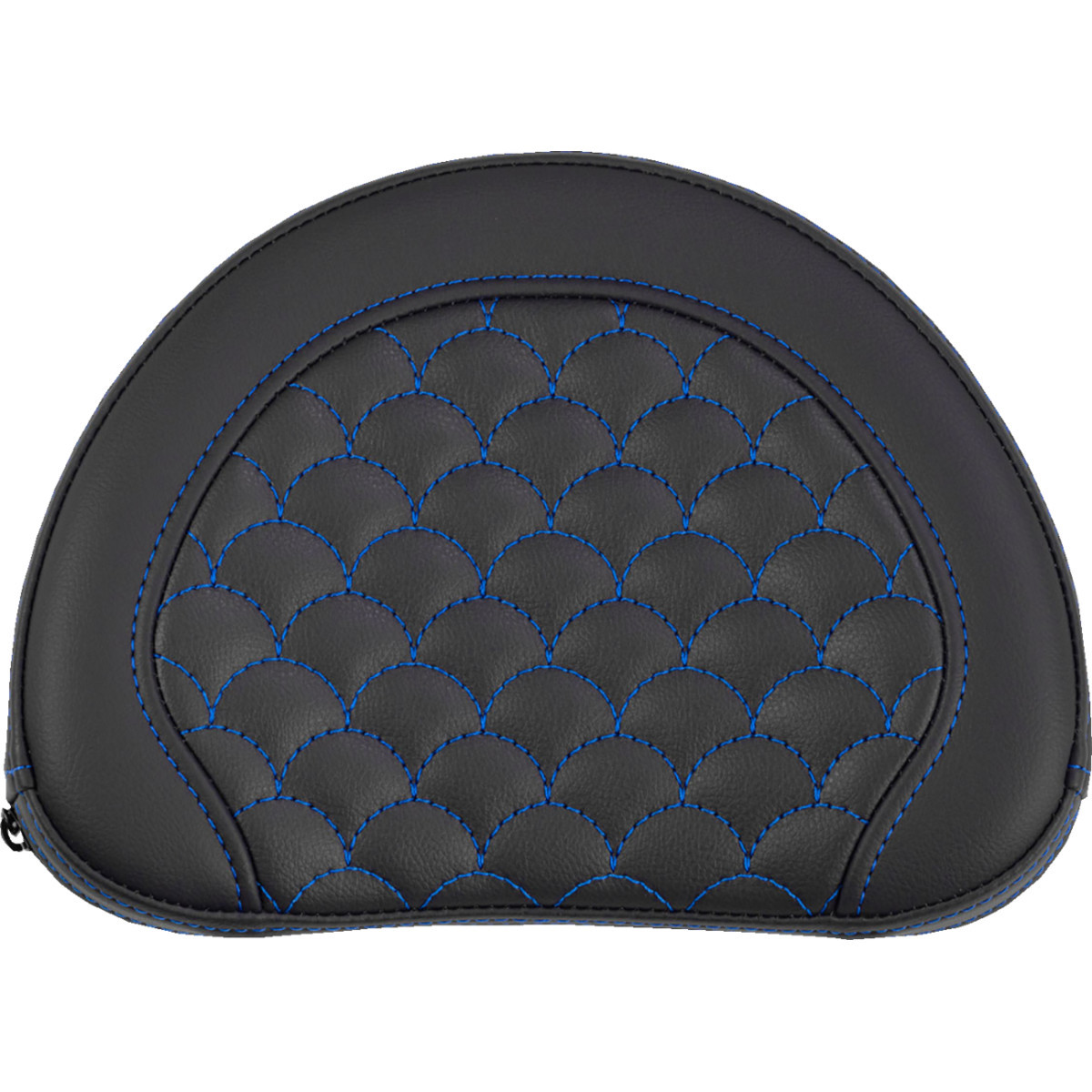 Saddlemen #051320901 - Contoured Sissy Bar Pad - Dragon Scale - Blue Stitch