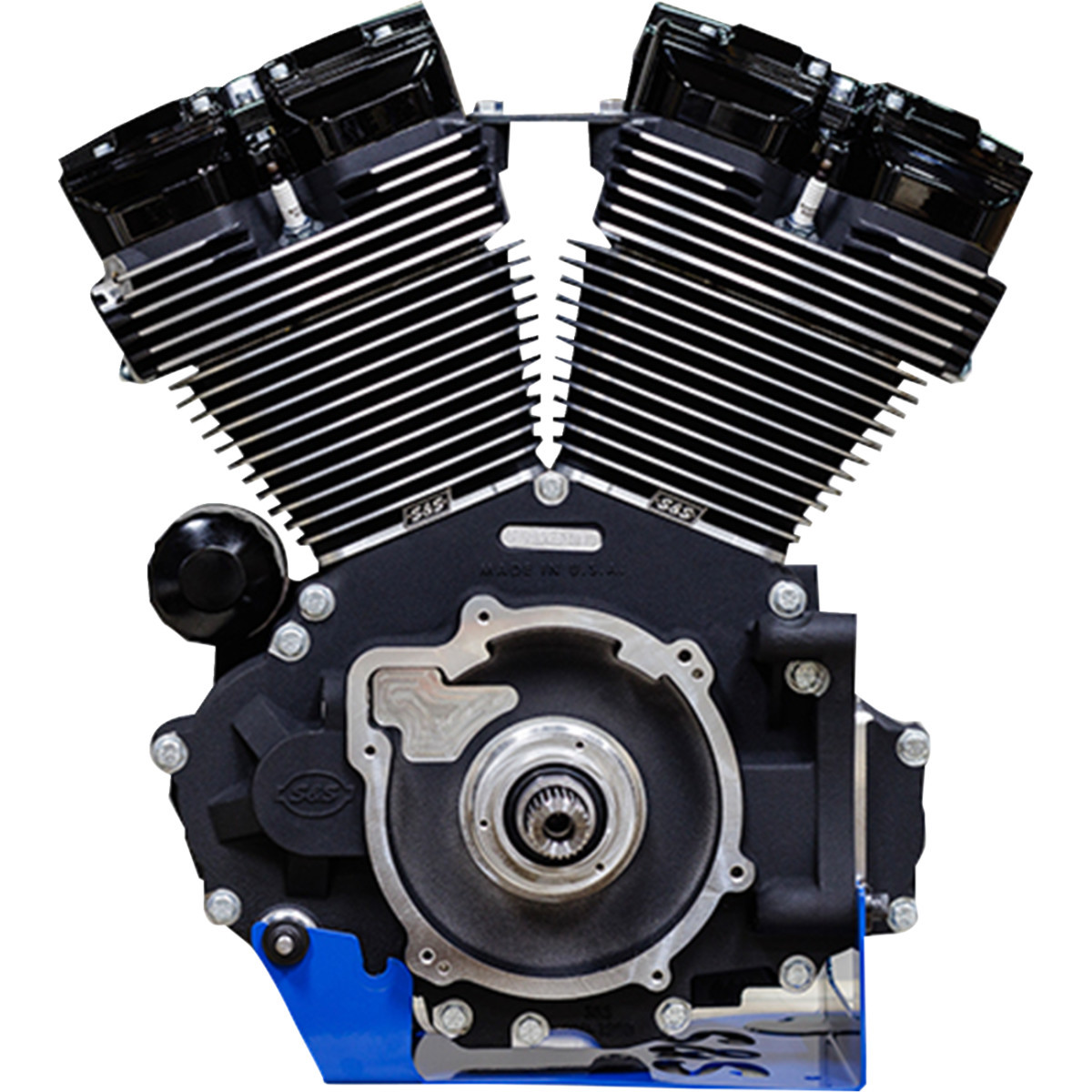 S&S Cycle #310-1296 - MK136 Engine - 475G Camshaft - Oil Cooled - M8 Softail