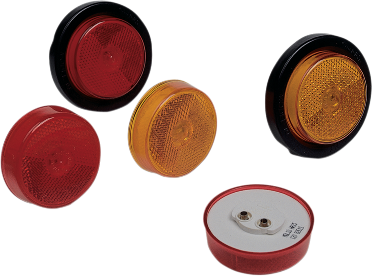 Round Marker and Clearance Light - Amber