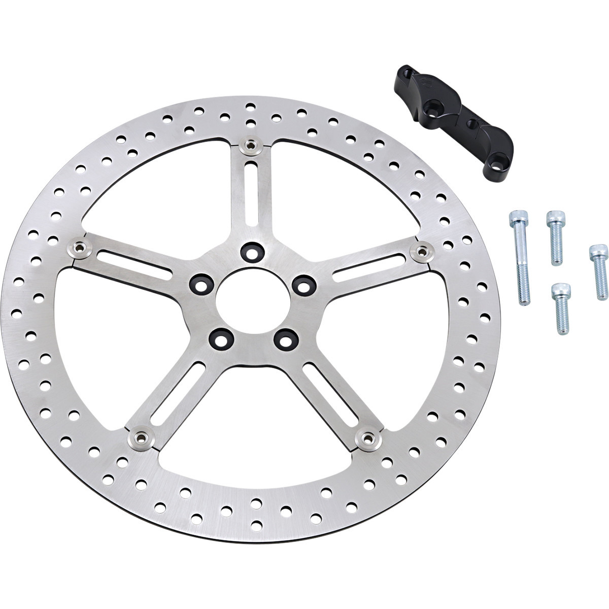 Arlen Ness #02-965 - Big Brake Rotor - 15" - Front Left - Harley-Davidson