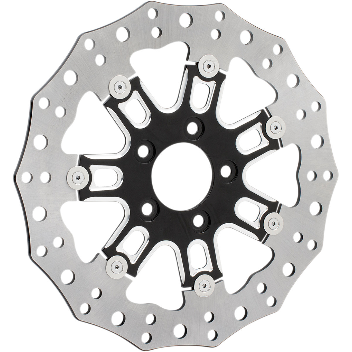 Arlen Ness #33-10301-202 - Front Rotor - 7 Valve - 11.8" - Black