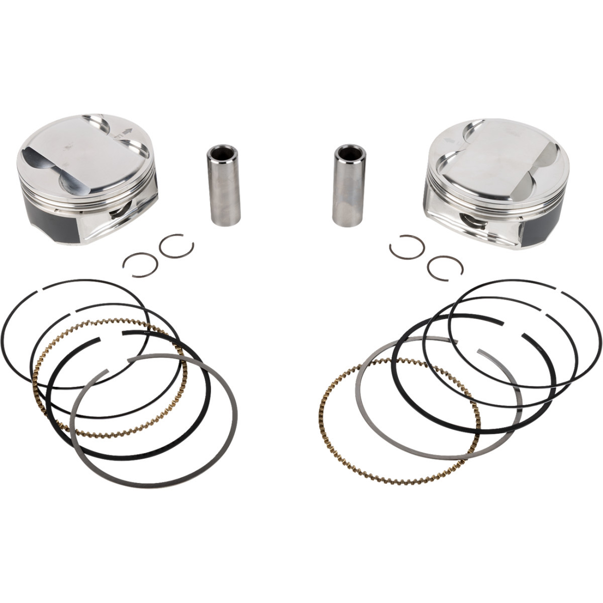 JE Pistons #398762 - Piston Kit - 4.125" Bore - 4.500" Stroke - 12.0:1 CR - 114" M8