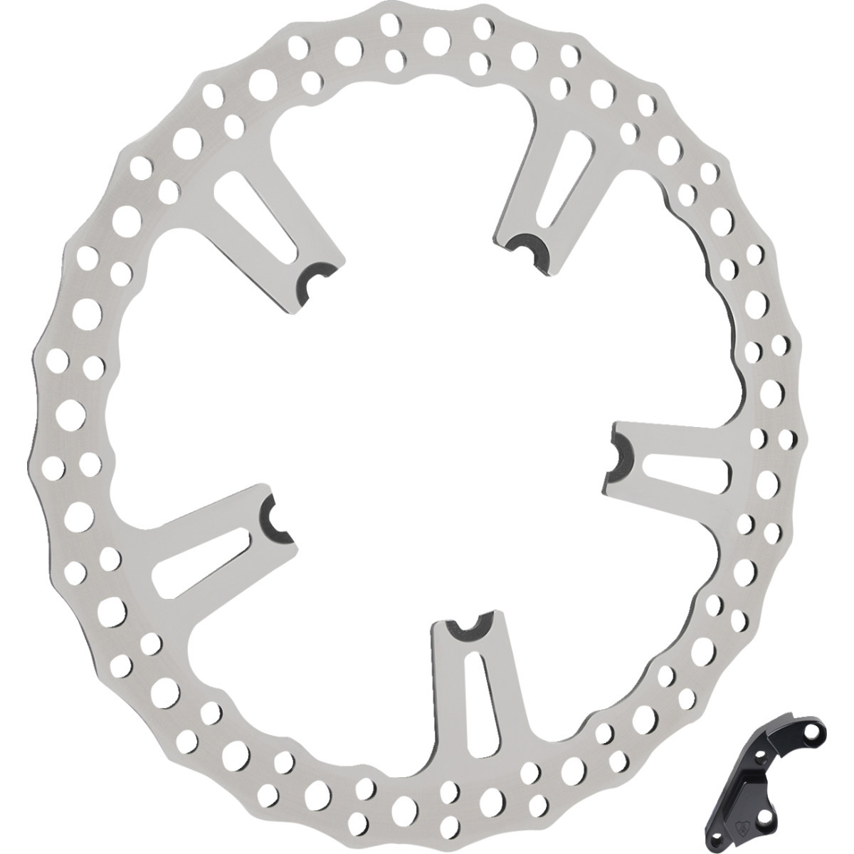 Arlen Ness #02-991 - Jagged Brake Rotor - 15" - Left - Spoke-Mount