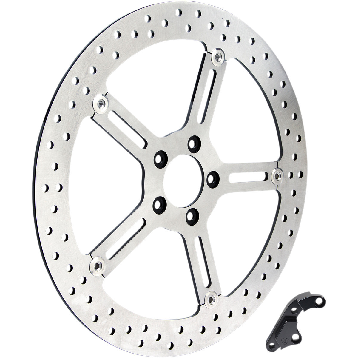 Arlen Ness #02-972 - Big Brake Rotor - 15" - Front Left - Harley-Davidson