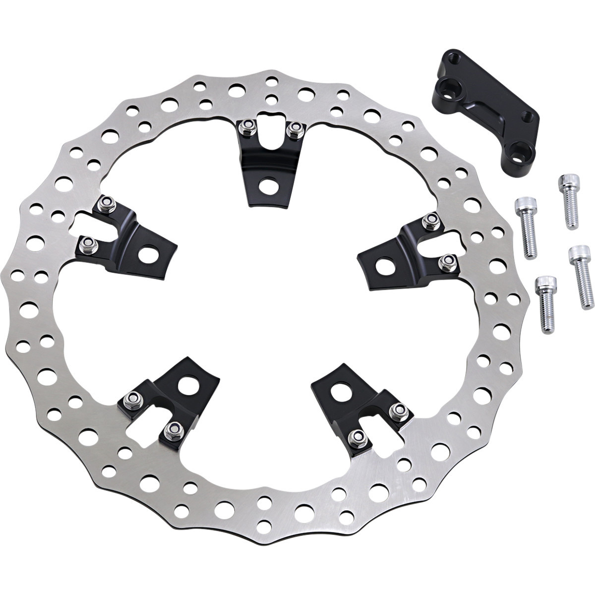 Arlen Ness #02-950 - Jagged Left Brake Rotor - Touring - 14"