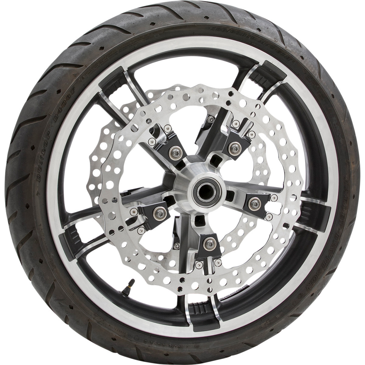 Arlen Ness #02-950 - Jagged Left Brake Rotor - Touring - 14"