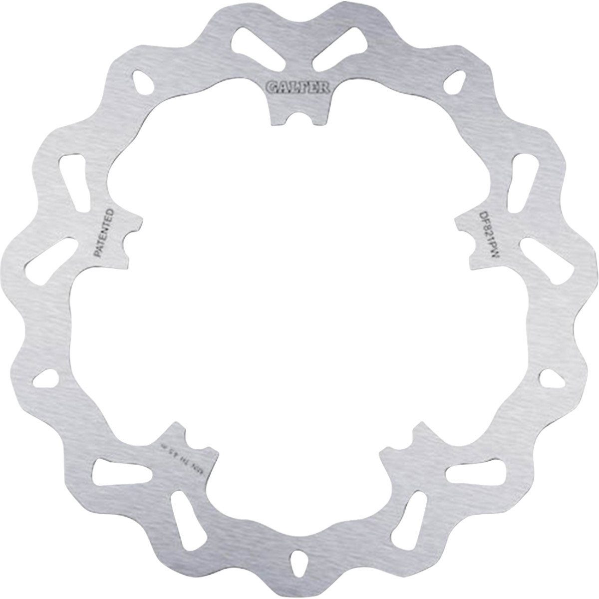 Galfer #DF821PW - Brake Rotor - Front - Solid Mount