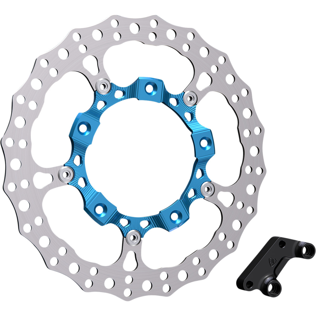 Arlen Ness #300-001 - Rotor 14" - Front Left - Blue