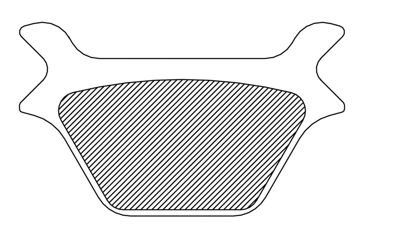 Organic Brake Pads - Harley-Davidson
