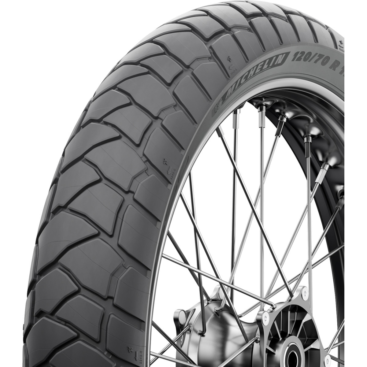 Michelin #18391 - Tire - Anakee Adventure - Front - 120/70R19 - 60V