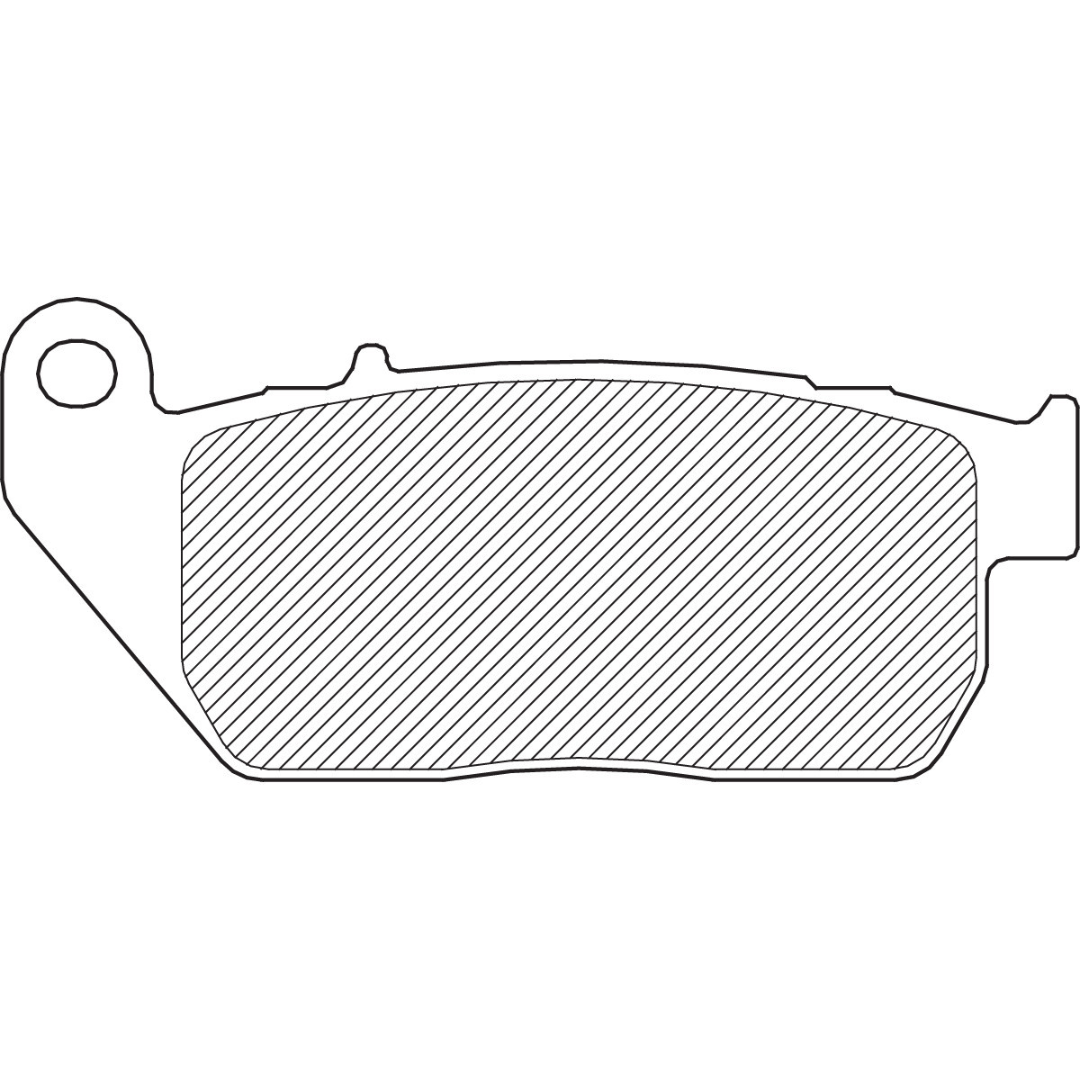 Drag Specialties - Semi-Metallic Brake Pads - Front - HD Sportster