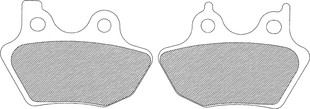 Semi-Metallic Brake Pads - Front/Rear