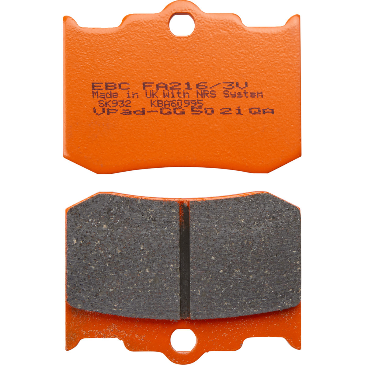 EBC #FA216/3V - Semi-Sintered Brake Pads