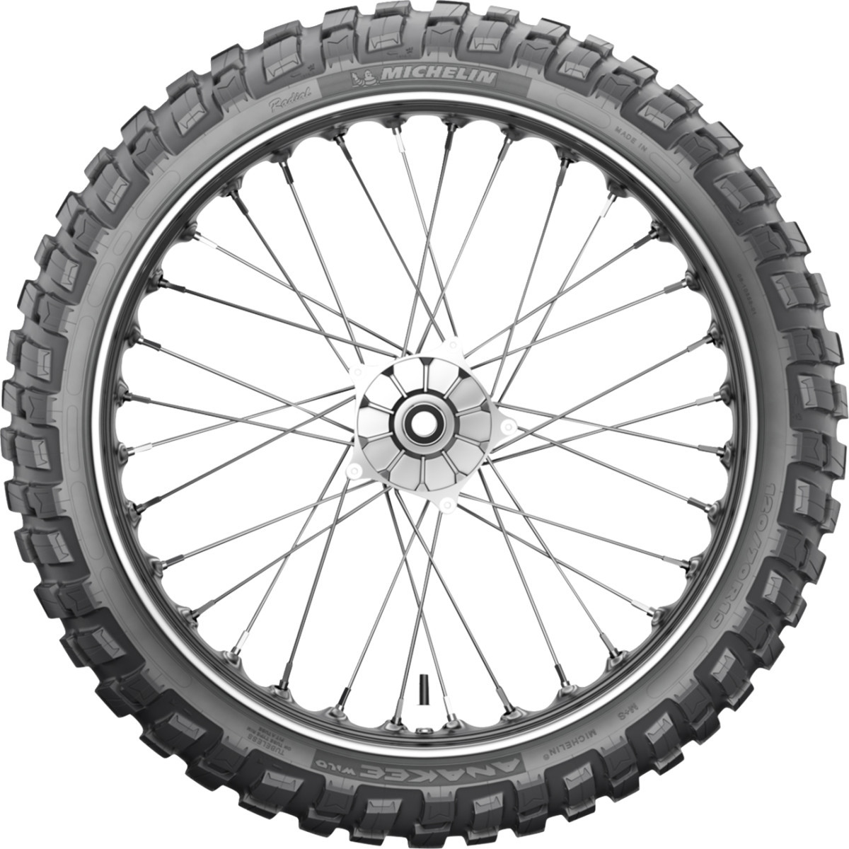 Michelin #75639 - Tire - Anakee Wild - Front - 80/90-21 - 48S