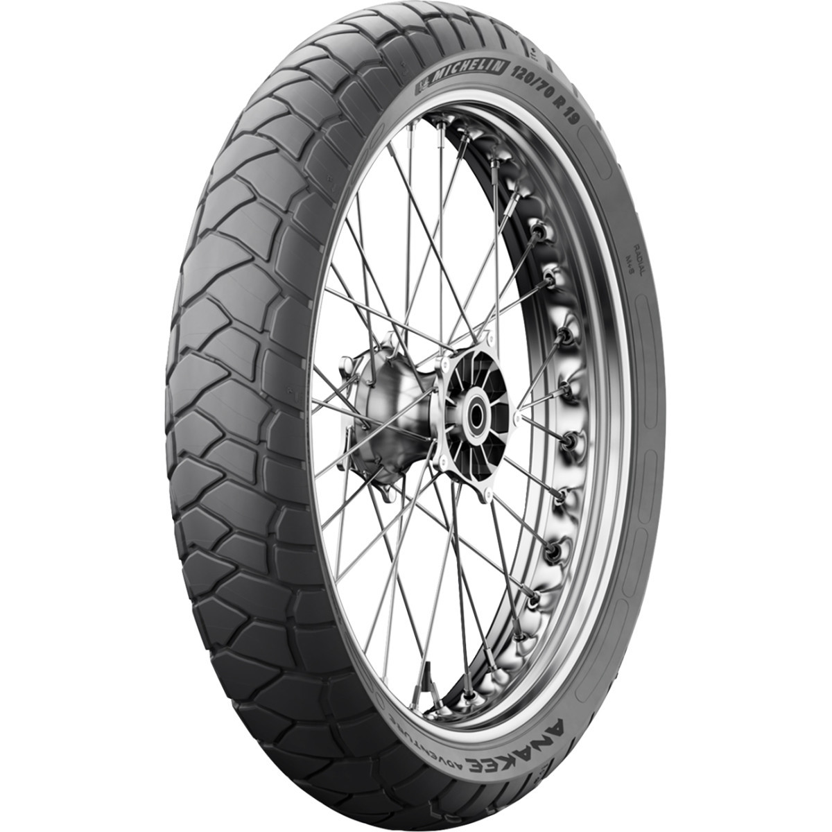 Michelin #12938 - Tire - Anakee Adventure - Front - 110/80R19 - 59V