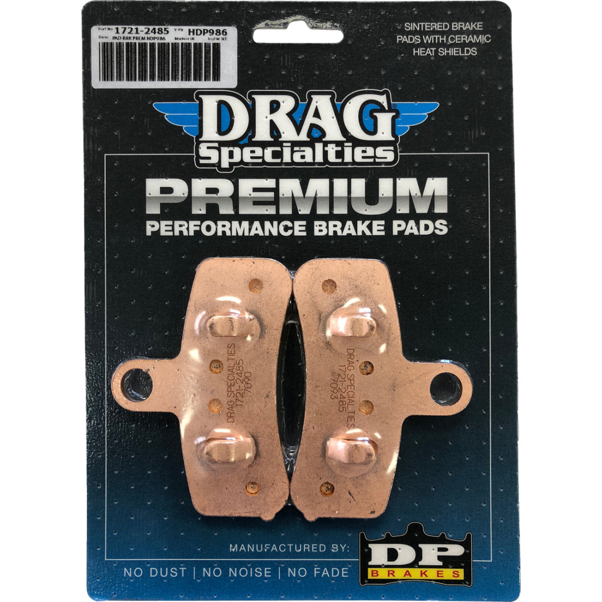 Drag Specialties - Sintered Brake Pads - Harley-Davidson